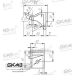 Консоль чугунная кабельная ККЧ-1 одноместная