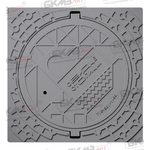 Люк чугунный брендированный (с логотипом) на заказ